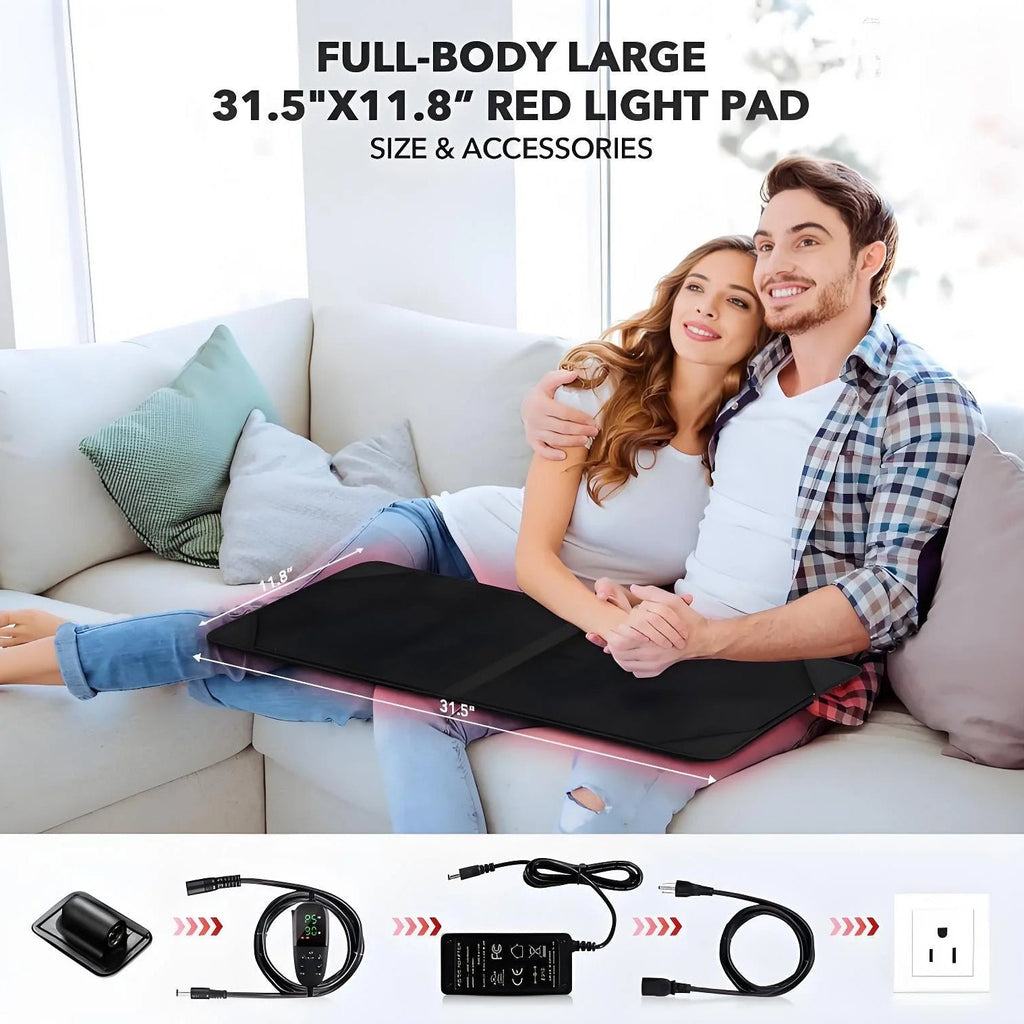 Red Light Therapy Pad – Infrared LED Full Body Wellness Mat