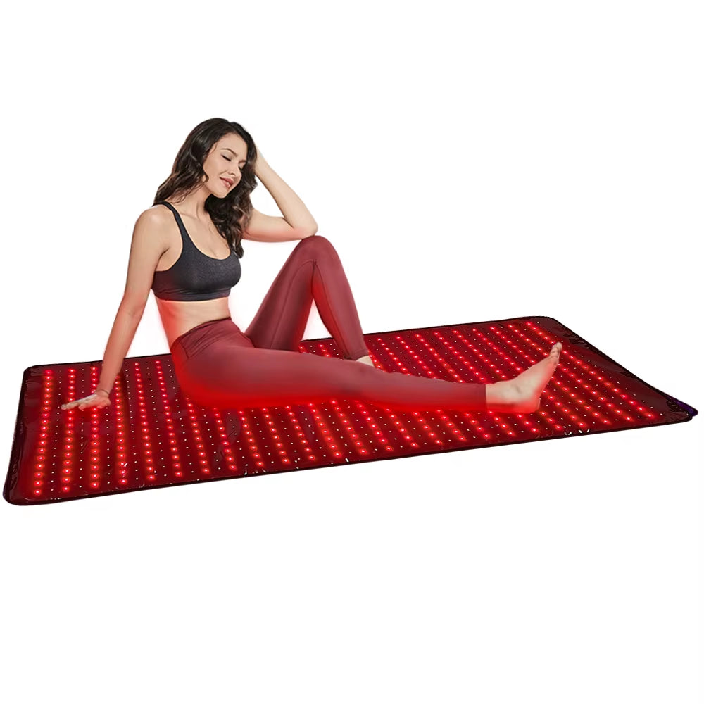 Shanglaite 60x180cm Infrared Red Light Therapy Mat – 140W Full Body Wellness & Recovery Blanket
