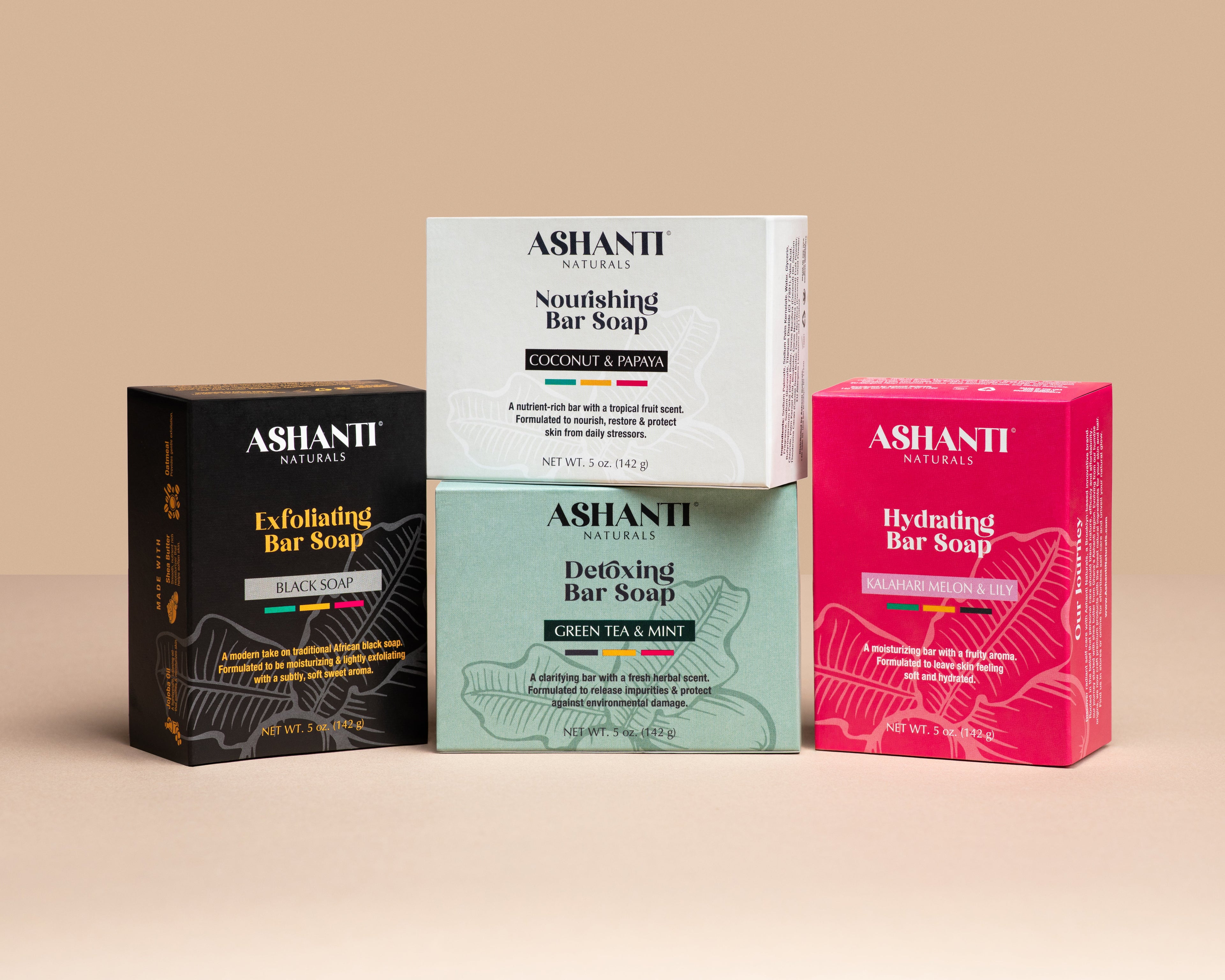 ASHANTI NATURALS Nourishing Coconut & Papaya Soap Bar