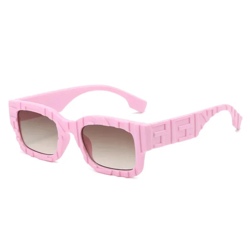Luxury Brand Designer Square Sunglasses