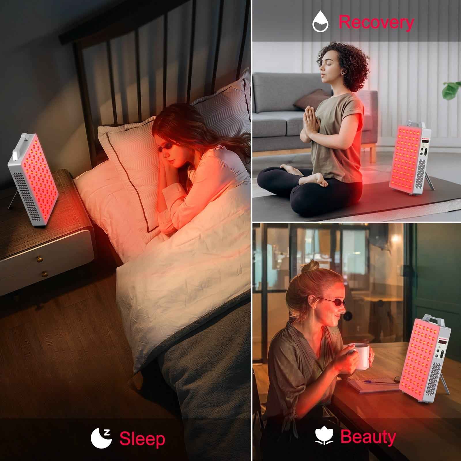 BO-300 Red Light Wellness Panel – 5 Wavelengths (630–850nm)